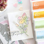 Pinkfresh Studio Bloom And Buds Dies 325226 Just For You With A Smile Card