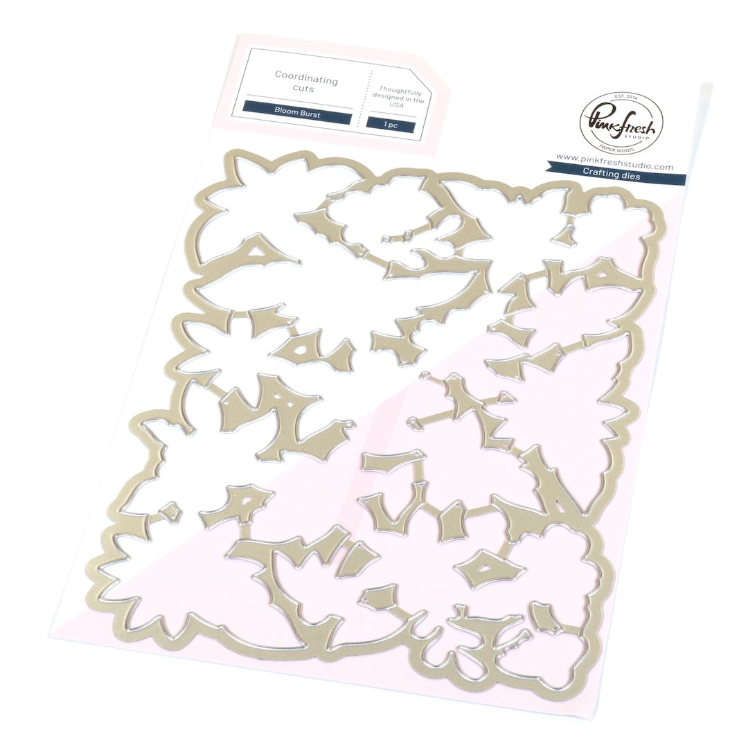 Pinkfresh Studio Bloom Burst Die And Stencils Bundle 299825