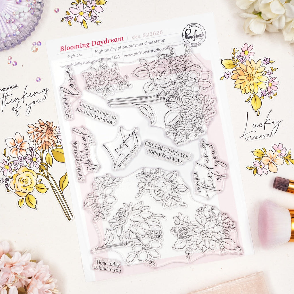 Pinkfresh Studio Blooming Daydream Clear Stamps 322626