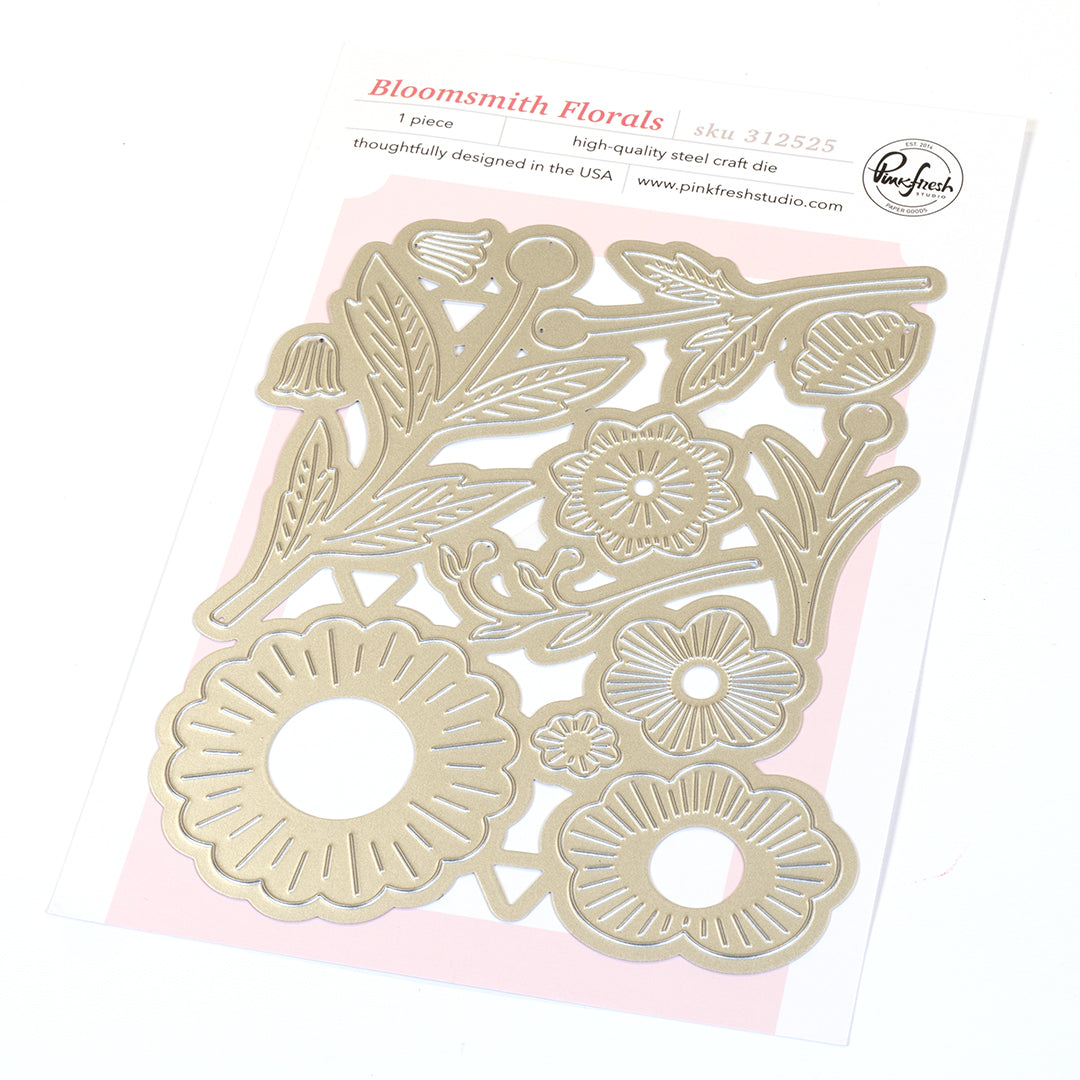 Pinkfresh Studio Bloomsmith Florals Die And Stencils Bundle Product Image