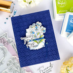 Pinkfresh Studio Blossom Medallion Clear Stamps 323826 Good Days Card