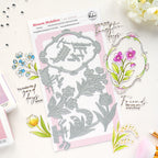 Pinkfresh Studio Blossom Medallion Press Plates 324126