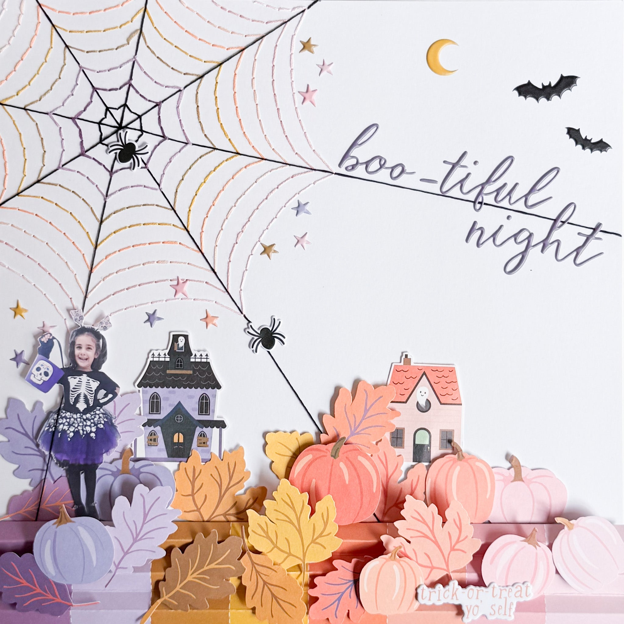 Pinkfresh Studio BooVille Enamel Shapes 326926 Halloween Night