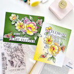 Pinkfresh Studio Butterflies In Bloom Dies 265025 Encourgement Cards