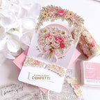Pinkfresh Studio Celebrate In Blooms Dies 322326 Cheryl Espie It's Time To Throw Confetti Card