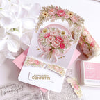Pinkfresh Studio Celebrate In Blooms Washi 322526 Cheryl Espie It's Time To Throw Confetti Bouquet Card