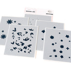 Pinkfresh Studio Cheerful Blossoms Stencils 262924