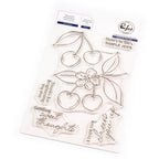 Pinkfresh Studio Cherry Bliss Stamps Dies And Stencils Bundle 267325