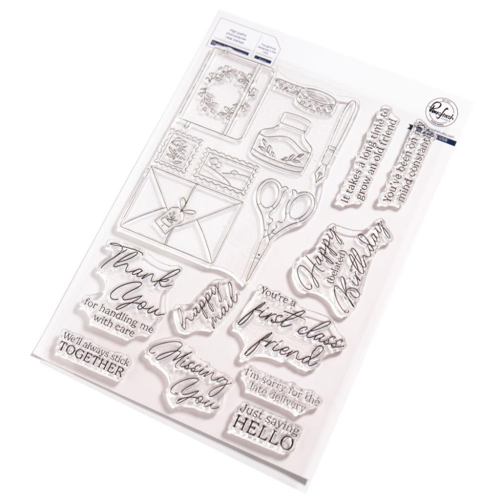 Pinkfresh Studio Classic Correspondence Clear Stamps 267625