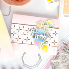 Pinkfresh Studio Cottage Frames Dies 311725 I Will Always Pick You Card