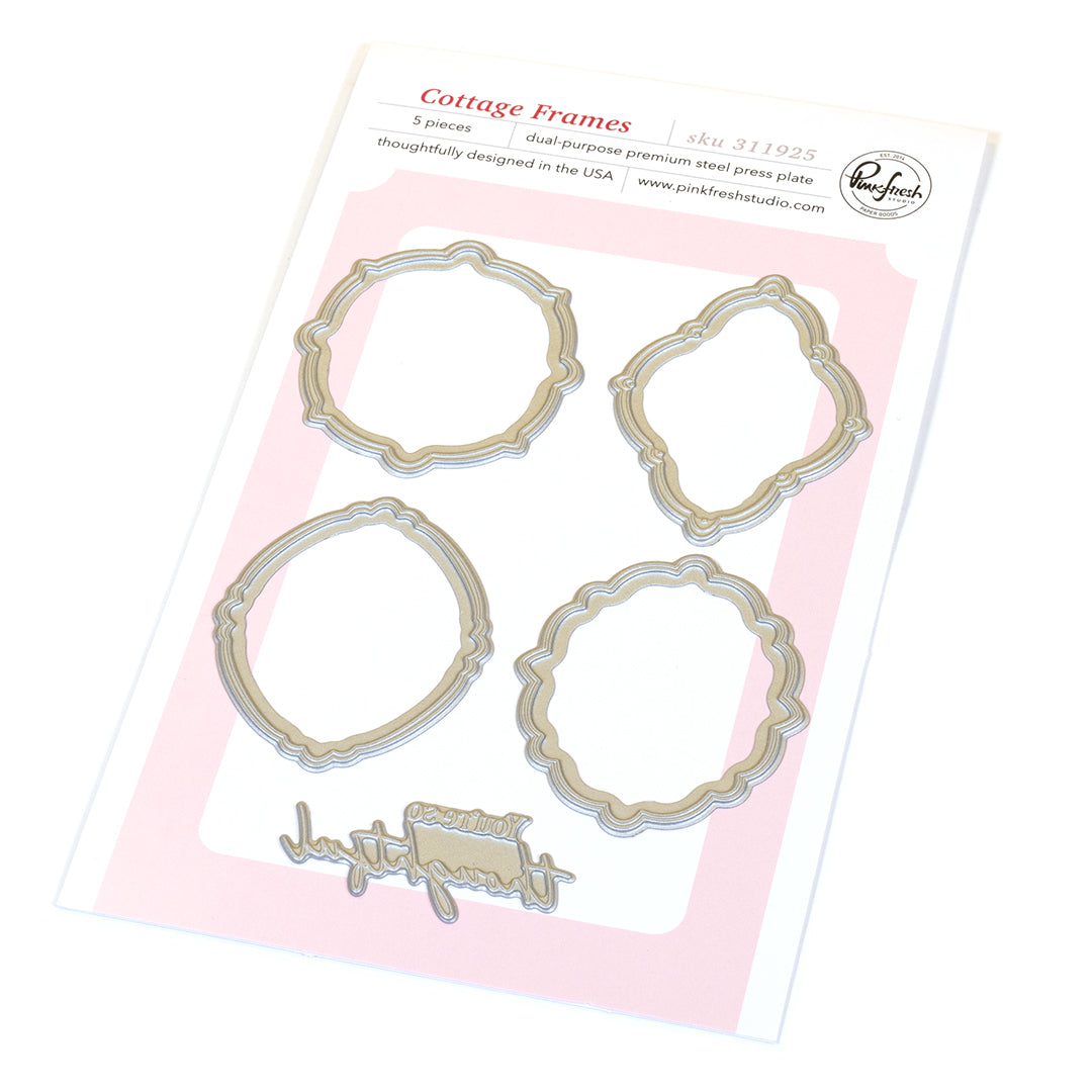 Pinkfresh Studio Cottage Frames Press Plates 311925