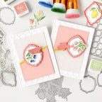 Pinkfresh Studio Cottage Frames Press Plates 311925 Sweetest Thanks Card