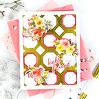 Pinkfresh Studio Cozy Blooms Washi 246224 Hello Friend Card