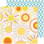 Pinkfresh Studio Crafted Moments 12 x 12 Paper Pack 316226 Bold Sunshine