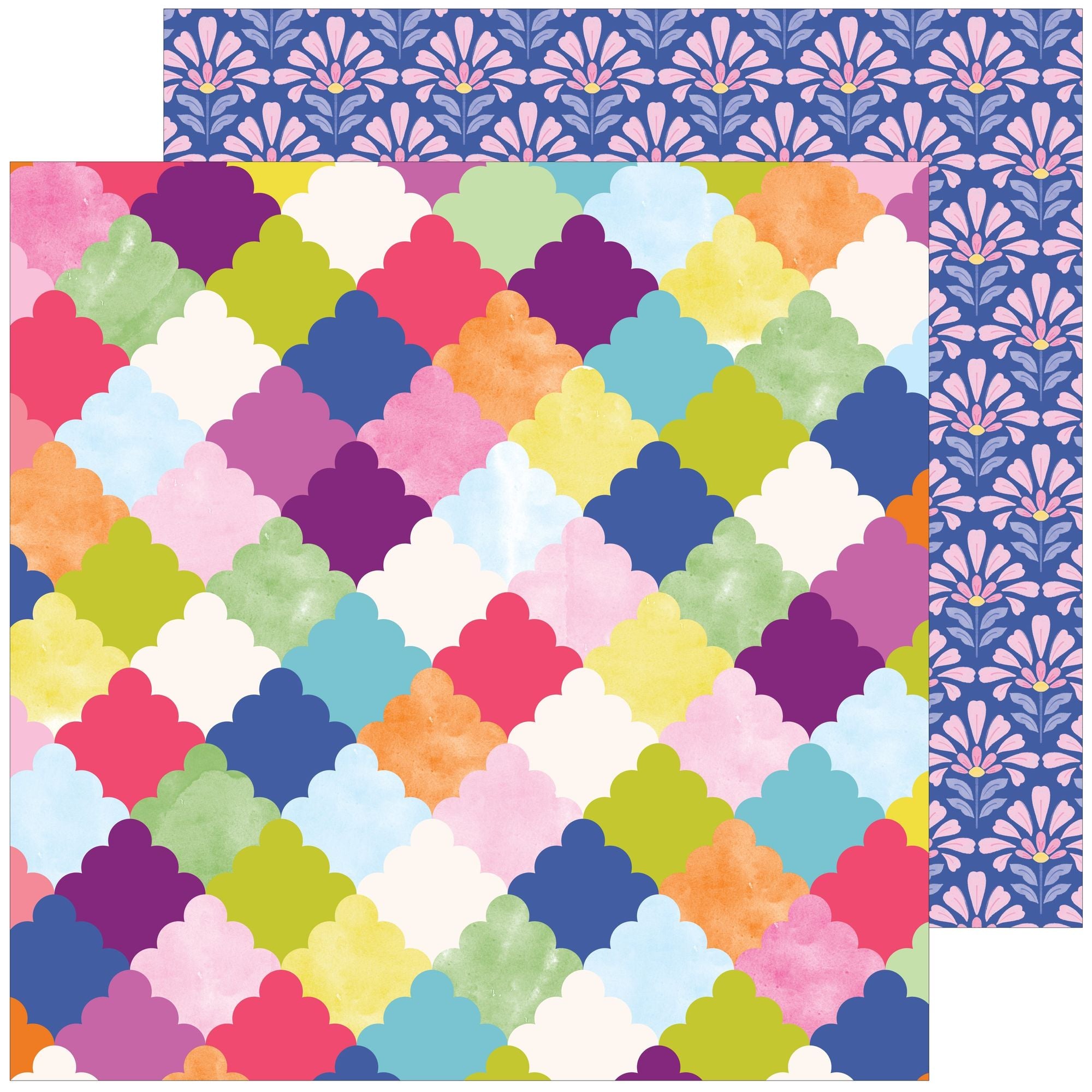 Pinkfresh Studio Crafted Moments 12 x 12 Paper Pack 316226 Dream In Color
