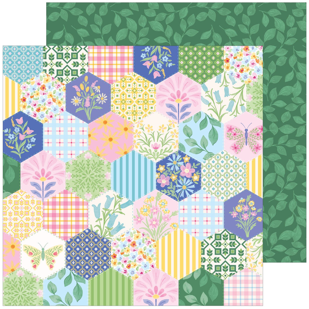 Pinkfresh Studio Crafted Moments 12 x 12 Paper Pack 316226 Geometric Patterns