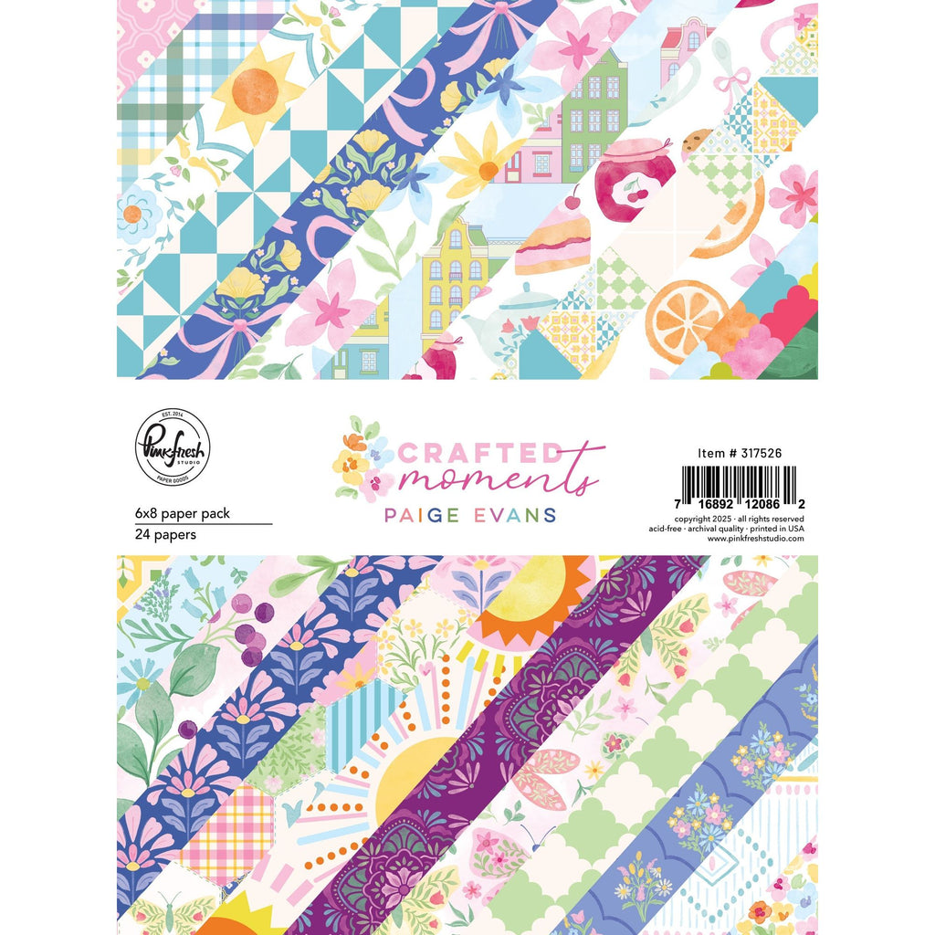 Pinkfresh Studio Crafted Moments 6 x 8 Paper Pack 317526