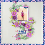 Pinkfresh Studio Crafted Moments Enamel Shapes 318326 Shine Always Layout