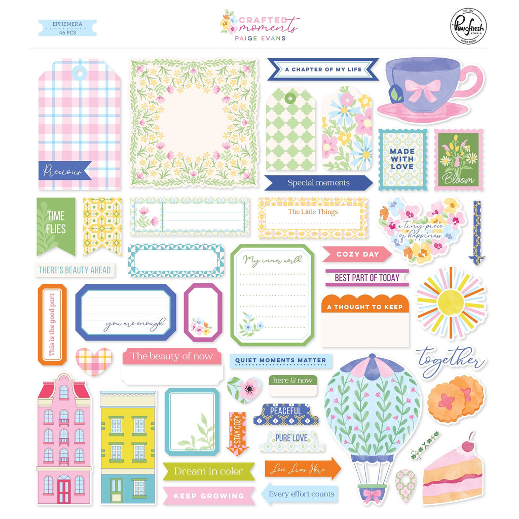 Pinkfresh Studio Crafted Moments Ephemera 317726