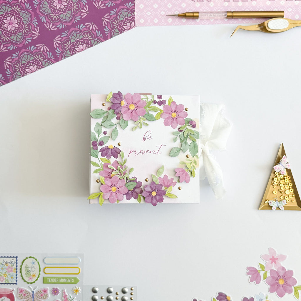 Pinkfresh Studio Crafted Moments Metallic Enamel Dots 318426 Be Present Card