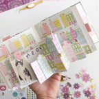 Pinkfresh Studio Crafted Moments Metallic Enamel Dots 318426 Cat Layout