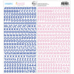 Pinkfresh Studio Crafted Moments Mini Puffy Alpha Stickers 318126