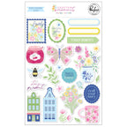 Pinkfresh Studio Crafted Moments Puffy Stickers 317626