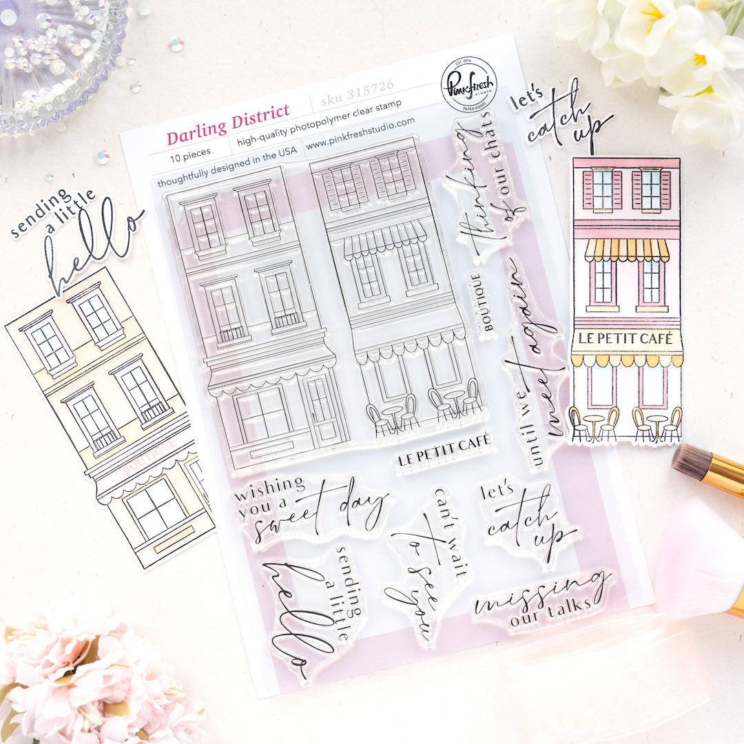 Pinkfresh Studio Darling District Clear Stamps 315726 – Simon Says
