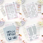 Pinkfresh Studio Darling District Clear Stamps Dies Stencils And Press Plates Bundle