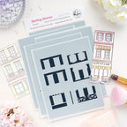 Pinkfresh Studio Darling District Clear Stamps Dies Stencils And Press Plates Bundle 315926 Stencils Set of 5
