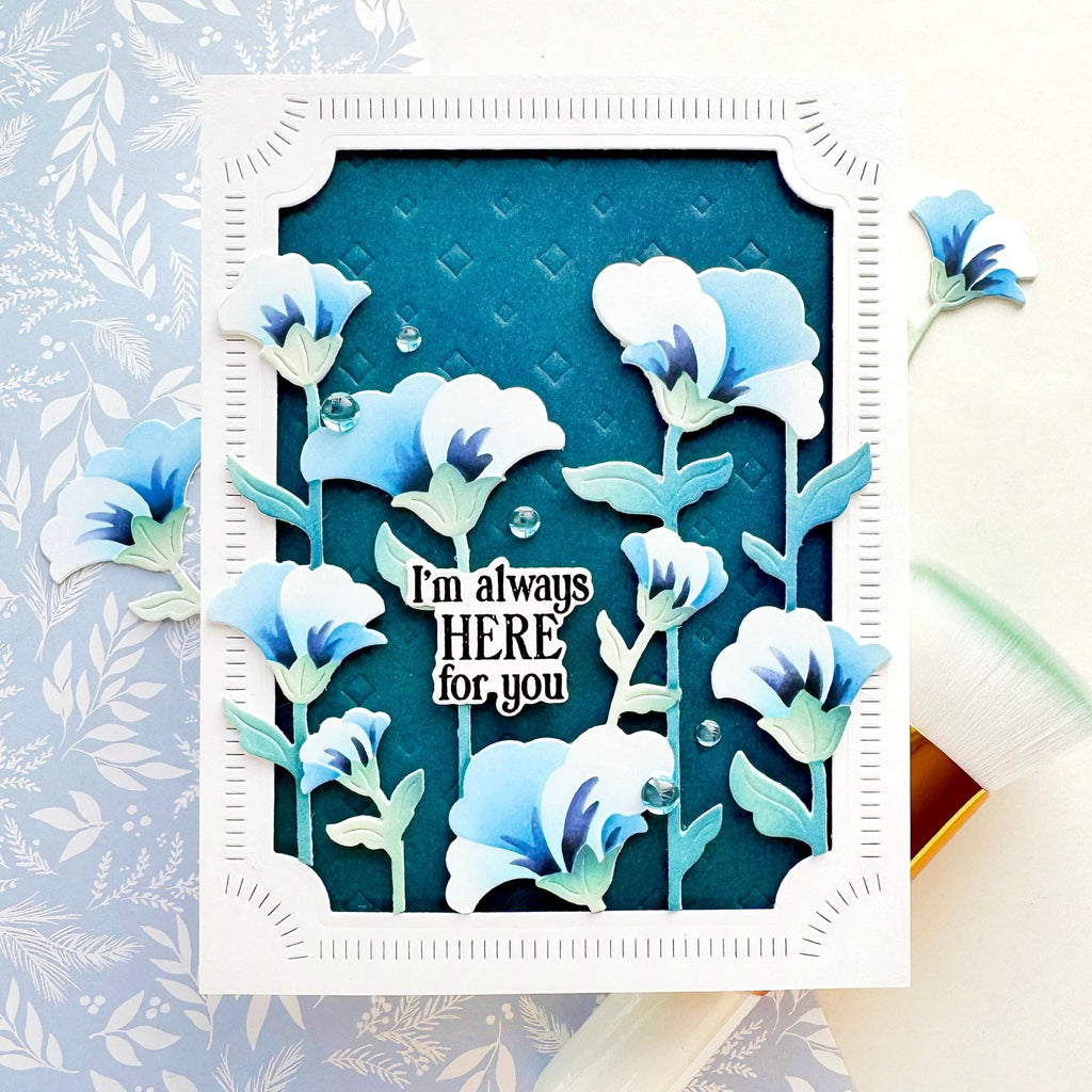 Pinkfresh Studio Dazzling Diamonds Coverplate Die 310525 I'm Always Here For You Card