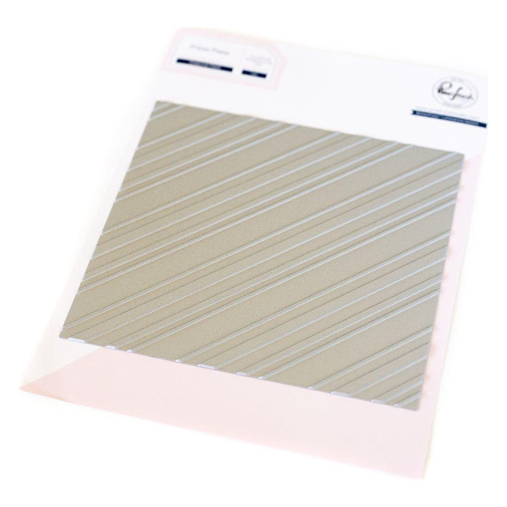 Pinkfresh Studio Diagonal Plaid Press Plates 245124