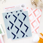 Pinkfresh Studio Diamond Framework Stencils 333526