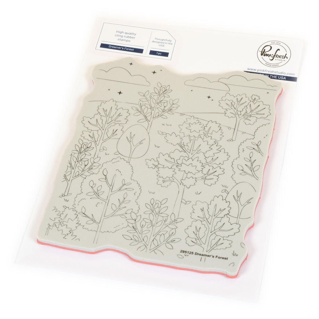 Pinkfresh Studio Dreamer's Forest Cling Stamp 295125