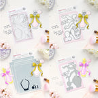 Pinkfresh Studio Elegant Essence Clear Stamps Dies Stencils And Press Plates Bundle