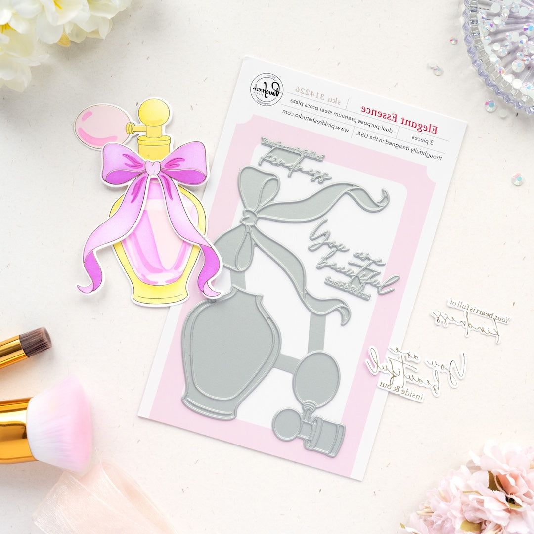 Pinkfresh Studio Elegant Essence Press Plates 314226 Product Image
