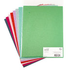 Pinkfresh Studio Essentials 8.5 x 11 Glitter Cardstock Color Sampler 8 Sheets pf136es