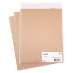 Pinkfresh Studio Essentials 8.5 x 11 Glitter Cardstock Rose Gold 6 Sheets pf149es
