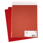 Pinkfresh Studio Essentials 8.5 x 11 Glitter Cardstock Ruby 6 Sheets pf145es
