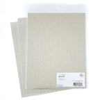 Pinkfresh Studio Essentials 8.5 x 11 Glitter Cardstock Silver 6 Sheets pf148es