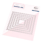 Pinkfresh Studio Essentials Dotted Postage Square Dies pf188es