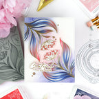 Pinkfresh Studio Essentials Elegant Circles Dies pf177es Grateful For You Always Card