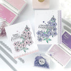 Pinkfresh Studio Fancy Edgers Dies pf174es Floral Friendship Cards | color-code:ALT01