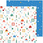 Pinkfresh Studio Festive Fun 12 x 12 Paper Pack 334626 All Through The House