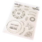Pinkfresh Studio Floral Kaleidoscope Clear Stamps 266125