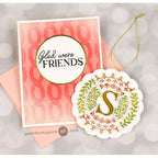 Pinkfresh Studio Floral Kaleidoscope Clear Stamps 266125 Personalized Keepsake Card | color-code:ALT01