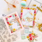 Pinkfresh Studio Flowers For The Soul Dies 270125 Bright Floral Cards