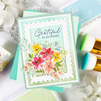 Pinkfresh Studio Flowers For The Soul Dies 270125 Grateful For You Always Card