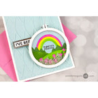 Pinkfresh Studio Four Seasons Die 266625 So Glad We're Friends Card | color-code:ALT04