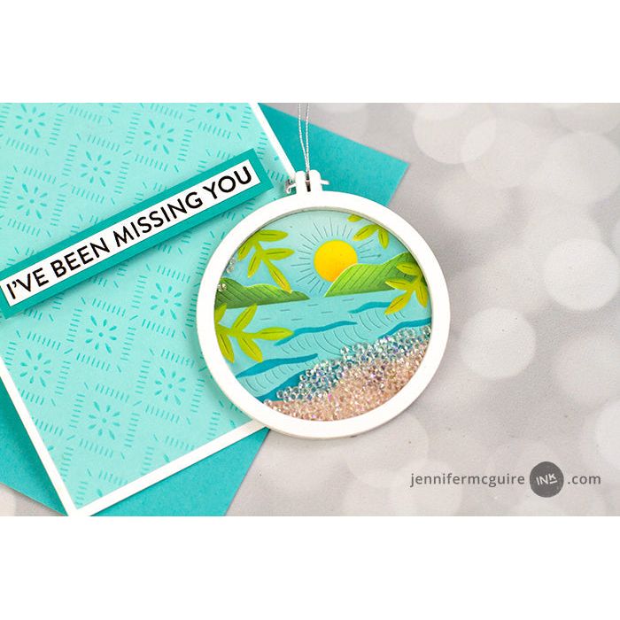 Pinkfresh Studio Four Seasons Die And Stencil Bundle Keepsakes Cards | color-code:ALT02